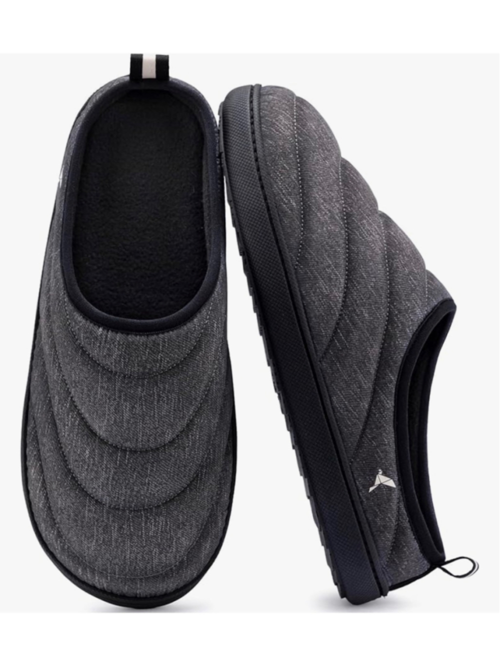 NEW RockDove Men Trail-Therm Quilted Memory Foam Slippers Anti Slip Rubber 13/14